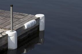 img 1 attached to 🛡️ Attwood White One Size 93534-1 Corner Dock Fender Round: Ultimate Protection for Your Docking Corner