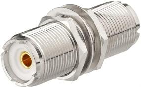 img 2 attached to Улучшенный SEO: Пара адаптеров SO239 от Eightwood - разъем UHF Female - Female Jack Bulkhead RF Connector