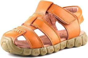 img 4 attached to 👟 Femizee Outdoor Closed-Toe Casual Sandals for Boys and Girls (Toddler/Little Kid/Big Kid)