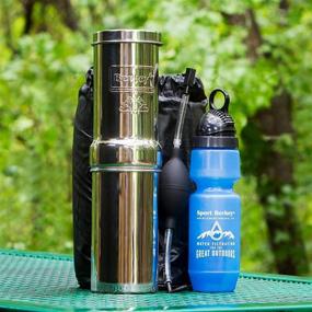 img 3 attached to Go Berkey Kit: Compact Water Filter (1 qt.) with Black Berkey Primer & Sport Bottle (22 oz.)