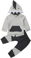 👶 baby boy clothing sets: newborn toddler sweatsuit clothes for ultimate style logo