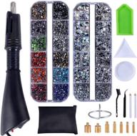 hotfix applicator bedazzler rhinestones different logo