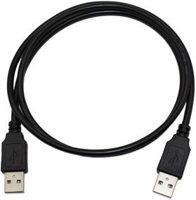 img 1 attached to 🔌 3 фута USB 2.0 мужской к мужской кабельный шнур - SNANSHI USB кабель типа A мужчина к типу A мужчина