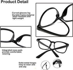 img 2 attached to Various Blocking Eyeglasses Computer White Black Leopard