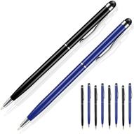 🖊️ 10-pack urophylla stylus pen: 2-in-1 capacitive stylus ballpoint pen, black+blue, compatible with ipad, iphone, samsung, htc, kindle, tablet, and all capacitive touch screen devices logo