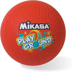 img 1 attached to 🏀 Mikasa Playground Ball Red 10 Inch - Fun and Durable Outdoor Toy for Kids and Adults