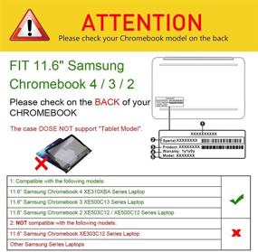 img 3 attached to Fintie Sleeve Samsung Chromebook XE500C13