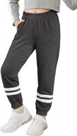 batermoon striped sweatpants elastic athletic girls' clothing and pants & capris logo
