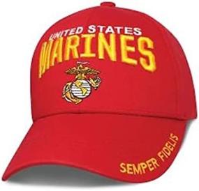 img 2 attached to 🧢 Bold Tactics Unisex Red Marine Corps Cap: Dominate with Style