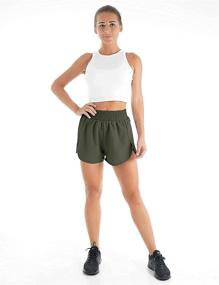 img 1 attached to 🏃 Top-Rated Blooming Jelly Women's Quick-Dry Running Shorts with Pockets: Ultra-Layered Sporty Workout Piece, 1.75