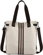 goldwheat canvas shoulder vintage capacity women's handbags & wallets logo