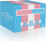 📦 trans tape - optimal ftm chest binding binder (2 pack) for effective results логотип