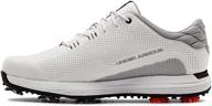 👟 under armour matchplay men's shoes in white and black логотип