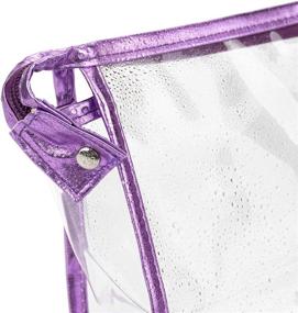 img 1 attached to Hedume Clear Waterproof Cosmetic Organizer