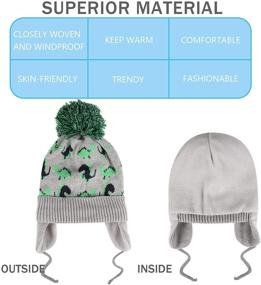 img 1 attached to 🧣 FZ Fantastic Zone Earflap Boys' Accessories for Toddlers - Ideal for Cold Weather