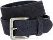sophisticated and versatile square buckle suede leather men's accessories and belts logo