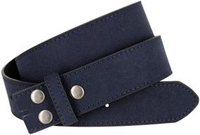 img 2 attached to Sophisticated and Versatile Square Buckle Suede Leather Men's Accessories and Belts