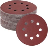 🛠️ bates sanding discs 5 inch 8 hole, 30 pack - assorted grits 40 80 120 220 320 600: sanding pads for efficient surface finishing logo