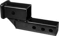 🔌 meyer fhk45058 receiver hitch extension - 2" drop/rise, black, enhanced seo logo
