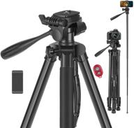 📷 neewer camera tripod: versatile 2-in-1 aluminum alloy tripod monopod with 72.8'' max height, 3-way swivel pan head, phone clip, wireless selfie remote, and carrying bag - ideal for dslr cameras and dv video camcorders logo