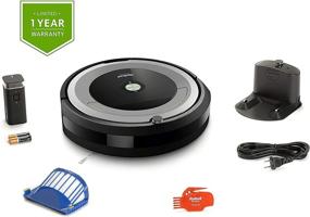 img 2 attached to 🤖 iRobot Roomba 690 Robot Vacuum with Wi-Fi Connectivity, Alexa Compatibility, Ideal for Pet Hair, Carpets, Hard Floors, Self-Charging