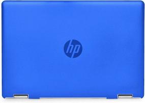 img 4 attached to 💙 mCover Hard Shell Case for 2020 14" HP Pavilion x360 14-DHxxxx Series - Blue