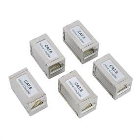 img 4 attached to 🔗 5-Pack Iwillink RJ45 Coupler, Metal Housing Ethernet Coupler for Cat5e/Cat6 Ethernet Cable, Female to Female Extender RJ45 Connector, Mini Type, Silver