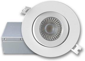 img 1 attached to QPLUS Ultra-Thin Adjustable 🔦 Gimbal Downlight for Industrial Electrical