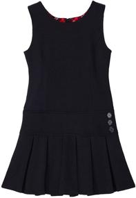 img 4 attached to Premium Quality Bienzoe Stretchy Pleated School Uniforms for Girls