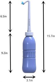 img 1 attached to TURMZPY Portable Bidet - 600ml Travel Bidet with Plastic EVA Bottle - Personal Hygiene and Cleaning Device