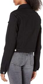 img 1 attached to V I P JEANS Juniors Cropped CGXJ 6288DBB Women's Clothing for Coats, Jackets & Vests