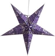 purple charm paper lantern included logo