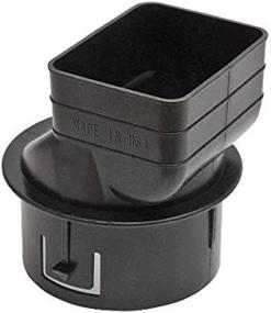 img 2 attached to Universal Downspout Drain Adapter Black