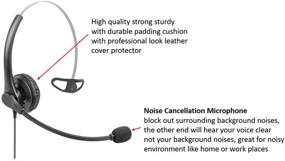 img 2 attached to Hands Free Cancelling Headphone Mircrophone Softphone