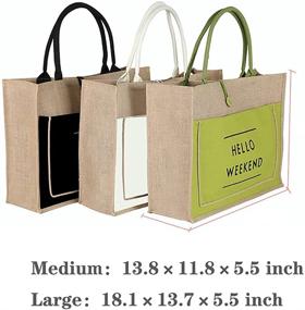 img 3 attached to 👜 Waterproof Shopping Women's Handbags & Wallets with Spacious Shoulder Capacity