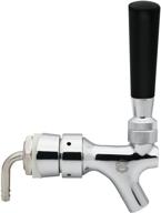 pera draft beer keg tap kit with chrome plated faucet and shank logo