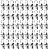 📌 teenitor stainless steel curtain clips with hooks – versatile clips for curtains, photos, home decor and outdoor events logo