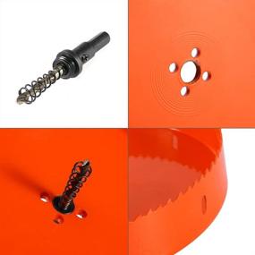 img 2 attached to 🔩 110mm-200mm Aluminum Metal Holesaw Cutter