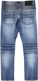 img 3 attached to 👖 Boys' Clothing: RAY Slim Biker Pants