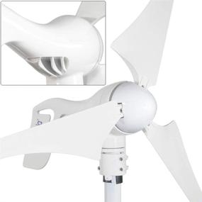 img 2 attached to 🌬️ Pikasola 400W 12V Wind Turbine Generator with Low Wind Speed Starting, 3 Blade 2.5m/s Wind Turbines - Includes Charge Controller and Windmill for Home Use