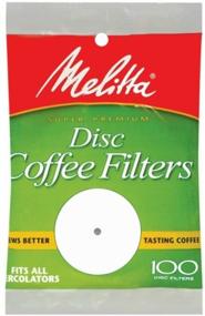 img 2 attached to ☕️ Premium White Disc Coffee Filters, 100 Count (Pack of 3): Optimize Your Brewing Experience