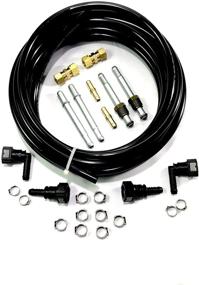 img 1 attached to 🔧 Nylon or Steel Fuel Line Replacement Kit with Stop Shop Fittings and Compression Fittings - 25' of 8mm Fuel Line Tubing