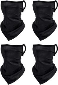 img 4 attached to 👧 Hanging Bandana Heather Non-Slip Cover for Girls' Accessories
