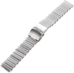 img 1 attached to Adjustable Stainless Milanese Bracelet Replacement