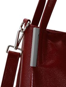 img 1 attached to Designer Sorrel R Women's Leather Shoulder Handbags & Wallets - Totes