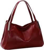 designer sorrel r women's leather shoulder handbags & wallets - totes logo