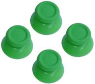 🎮 enhance your gaming experience with 2 pairs of green thumbsticks for ps4 and xbox one controllers логотип