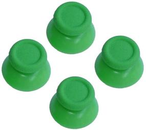 img 2 attached to 🎮 Enhance Your Gaming Experience with 2 Pairs of Green Thumbsticks for PS4 and Xbox One Controllers