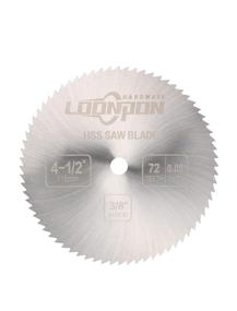 img 4 attached to 🪚 High Speed Steel Circular Saw Blade - 4-1/2-Inch 72T - Cut-Off Blades for Wood, Plastic, Metal & Tile Cutting - 3/8 Inch Arbor