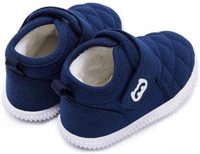 img 1 attached to 👶 Winter Warm Non Slip Baby Shoes: BMCiTYBM Boy Girl Infant Sneakers for First Walkers (6-24 Months)